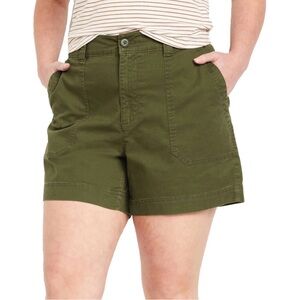Old Navy Women's Chino Shorts in Olive Green